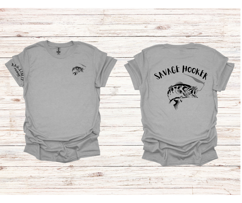 Savage Hooker Bag Limit Fishing T-shirt – Personalized Southern Impressions