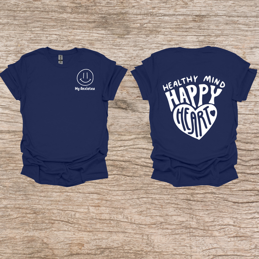 Healthy mind, Happy heart t-shirt