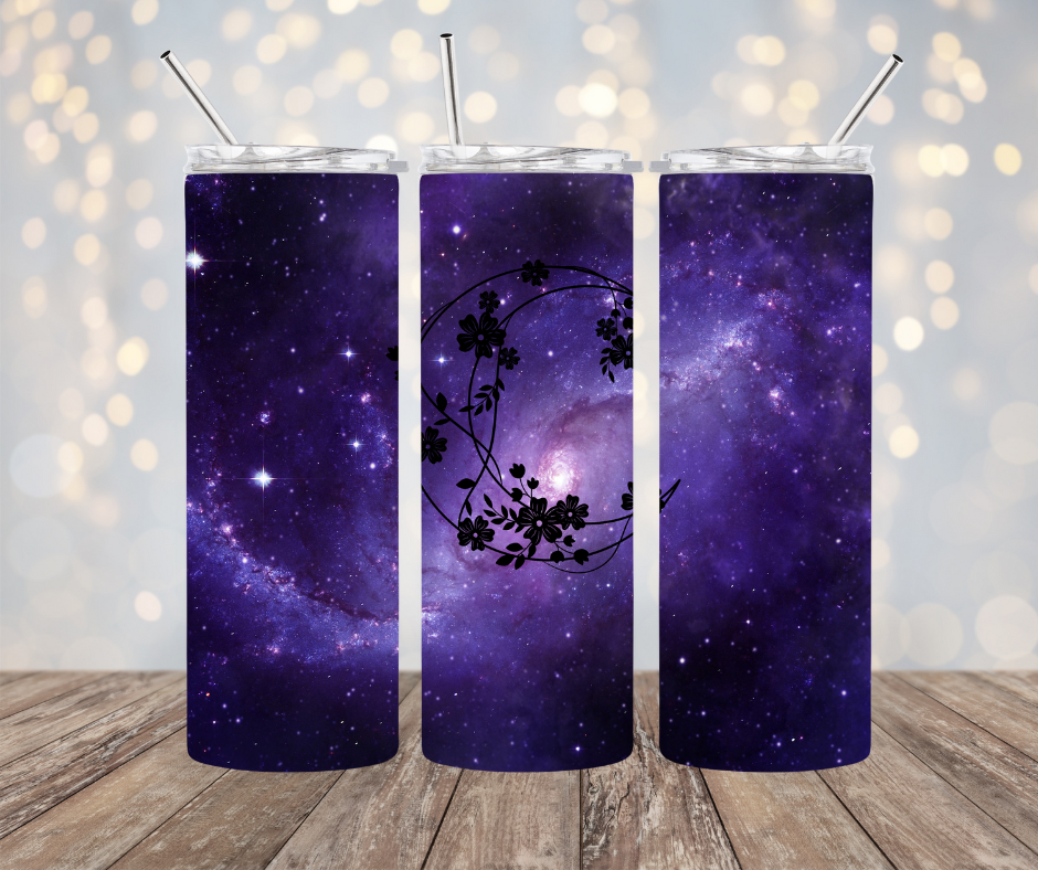 Galaxy Moon Tumbler 15 oz and 20 oz